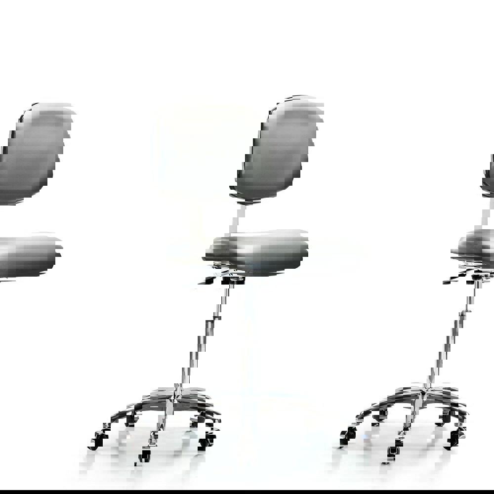 Task Chair: Vinyl, Sterling